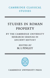 bokomslag Studies in Roman Property