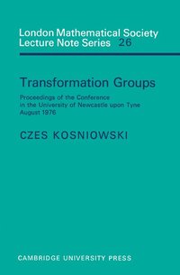 bokomslag Transformation Groups