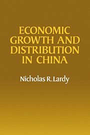 bokomslag Economic Growth and Distribution in China