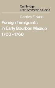 bokomslag Foreign Immigrants in Early Bourbon Mexico, 1700-1760