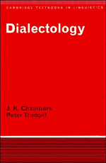 J. K. Chambers, Peter Trudgill - Dialectology, Inbunden