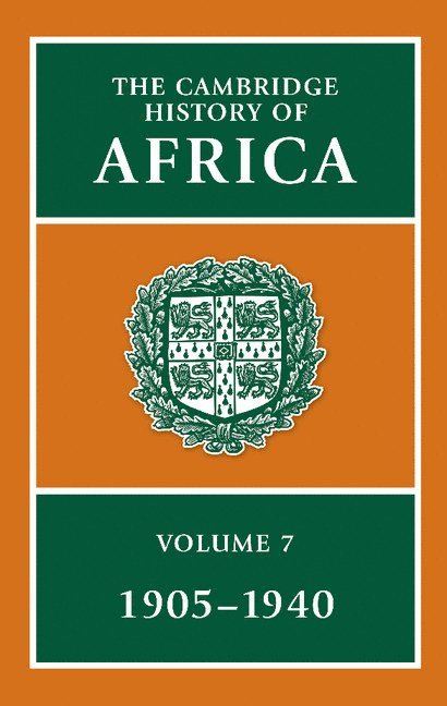 The Cambridge History of Africa 1