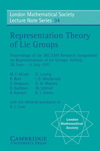 bokomslag Representation Theory of Lie Groups