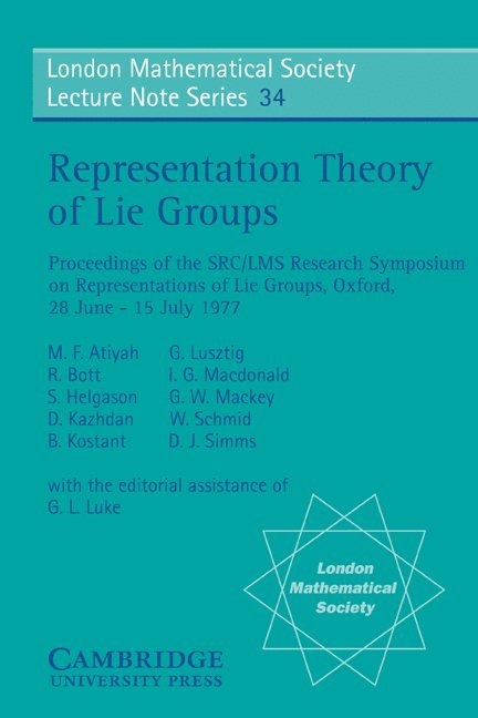 Representation Theory of Lie Groups 1