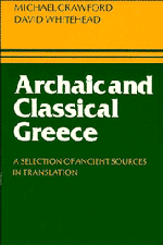 Michael H. Crawford, David Whitehead - Archaic and Classical Greece, Inbunden