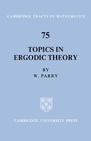 Topics in Ergodic Theory
