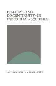 bokomslag Dualism and Discontinuity in Industrial Societies