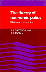 A. J. Preston, A. R. Pagan - The Theory of Economic Policy, Inbunden