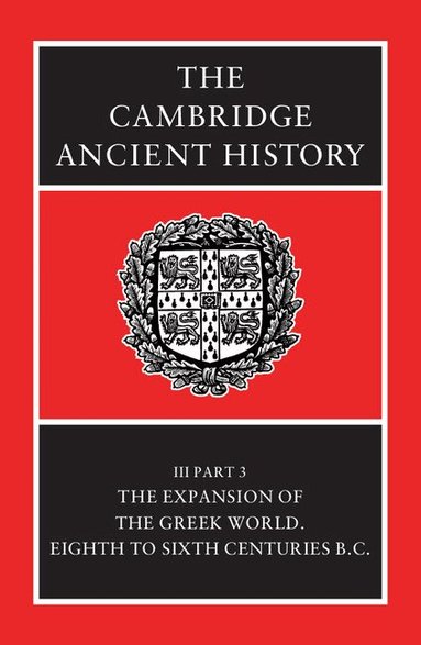 John Boardman, N. G. L. Hammond - The Cambridge Ancient History, Inbunden