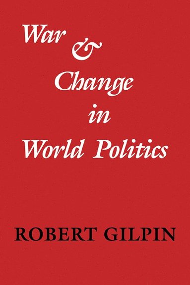 bokomslag War and Change in World Politics