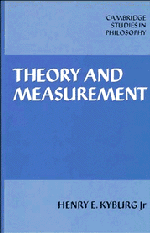 Theory and Measurement