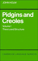 John A. Holm - Pidgins and Creoles: Volume 1, Theory and Structure, Inbunden