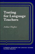 Arthur Hughes - Testing For Language Teachers, Inbunden