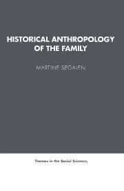 Martine Segalen - Historical Anthropology of the Family, Inbunden