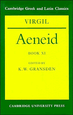 Virgil, K. W. Gransden - Virgil: Aeneid Book XI, Inbunden