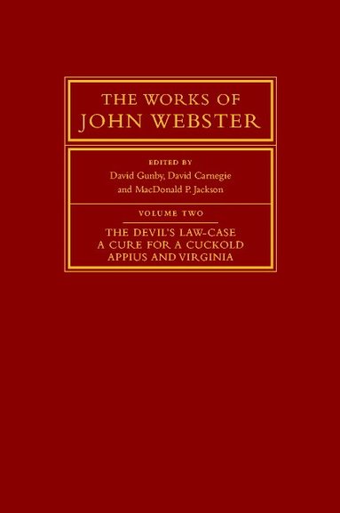 bokomslag The Works of John Webster