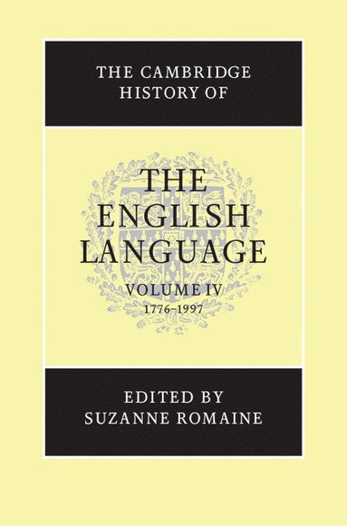 bokomslag The Cambridge History of the English Language