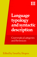 Timothy Shopen - Language Typology and Syntactic Description: Volume 3, Inbunden