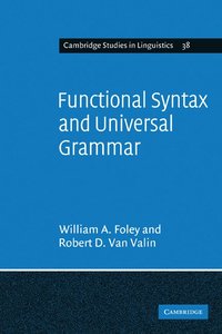 bokomslag Functional Syntax and Universal Grammar