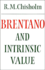 bokomslag Brentano and Intrinsic Value