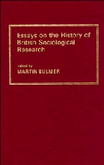 Martin Bulmer, Martin Bulmer - Essays on the History of British Sociological Research, Häftad