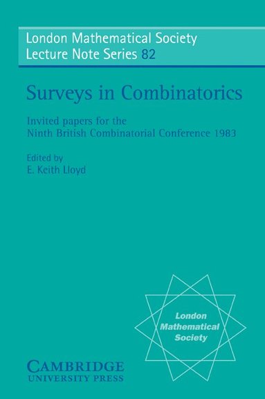 E. Keith Lloyd, E. Keith Lloyd - Surveys in Combinatorics, Häftad