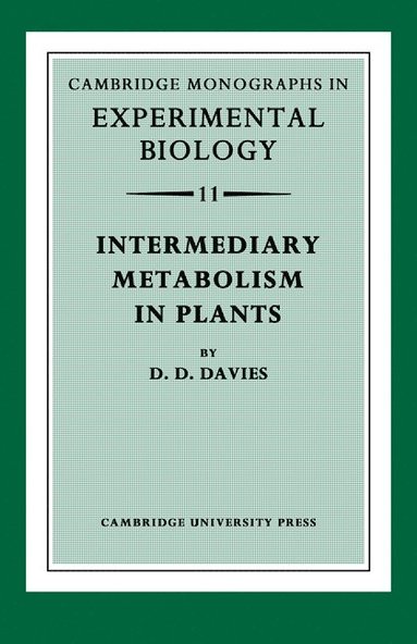 bokomslag Intermediary Metabolism in Plants
