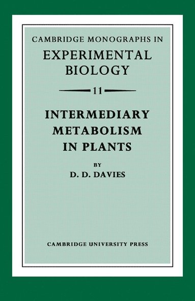 bokomslag Intermediary Metabolism in Plants