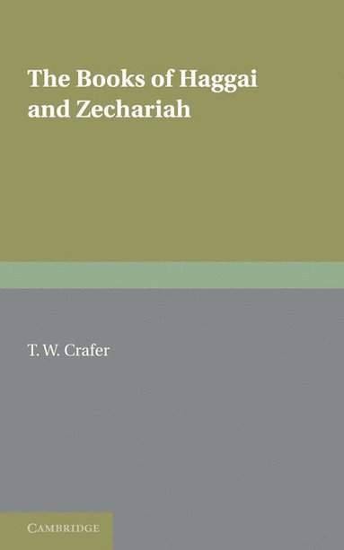 bokomslag The Books of Haggai and Zechariah