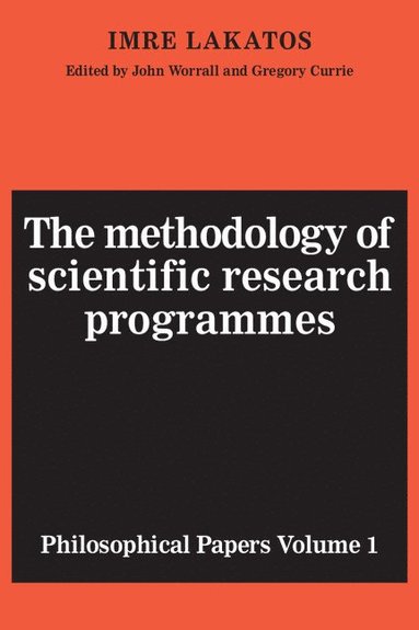 bokomslag The Methodology of Scientific Research Programmes: Volume 1