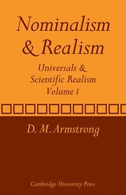 bokomslag Nominalism and Realism: Volume 1