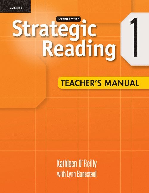 Kathleen O'Reilly - Strategic Reading Level 1 Teacher's Manual, Häftad