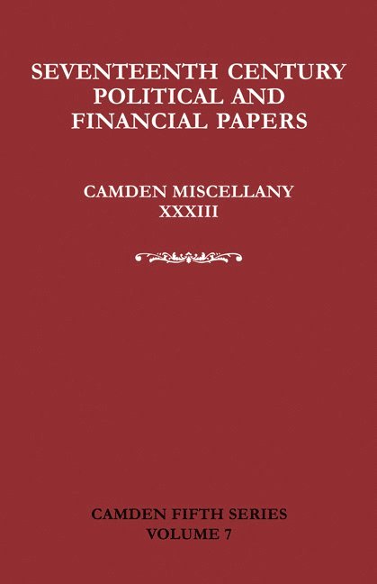 Seventeenth-Century Parliamentary and Financial Papers 1