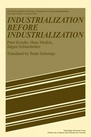 bokomslag Industiarlization before Industiarlization