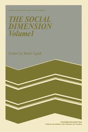 bokomslag Social Dimension: Volume 1