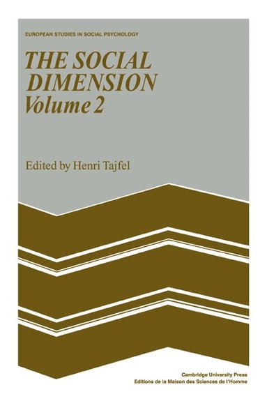 Henri Tajfel - The Social Dimension: Volume 2, Häftad