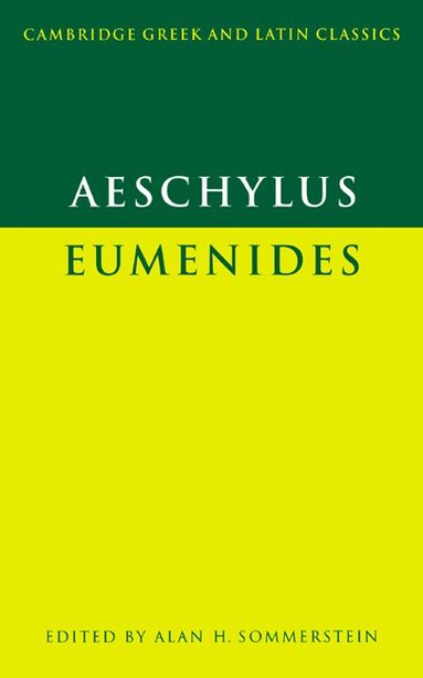 bokomslag Aeschylus: Eumenides