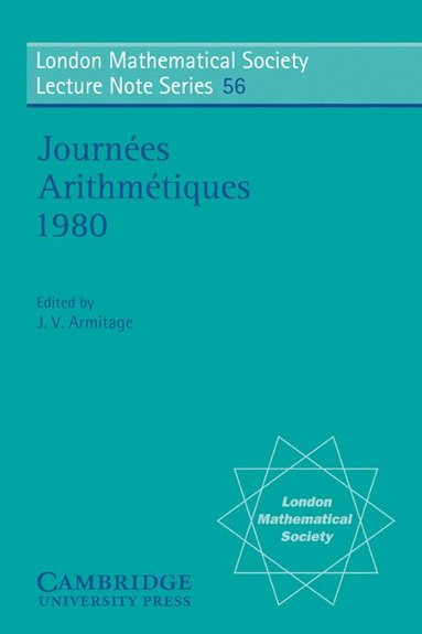 bokomslag Journees Arithmetiques 1980