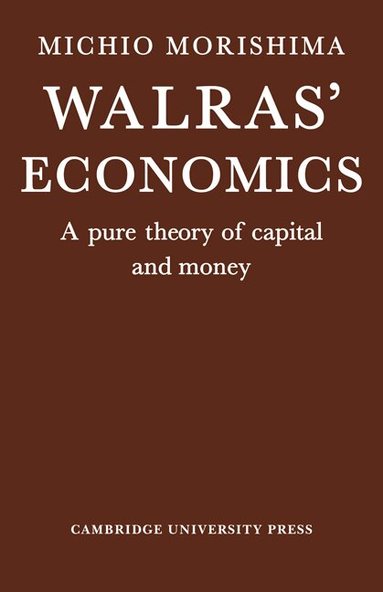 Michio Morishima - Walras' Economics, Häftad