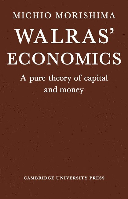 Michio Morishima, M. Morishima - Walras' Economics, Häftad