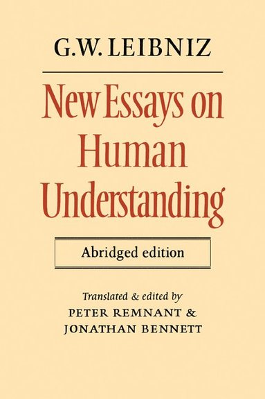 bokomslag New Essays on Human Understanding Abridged edition