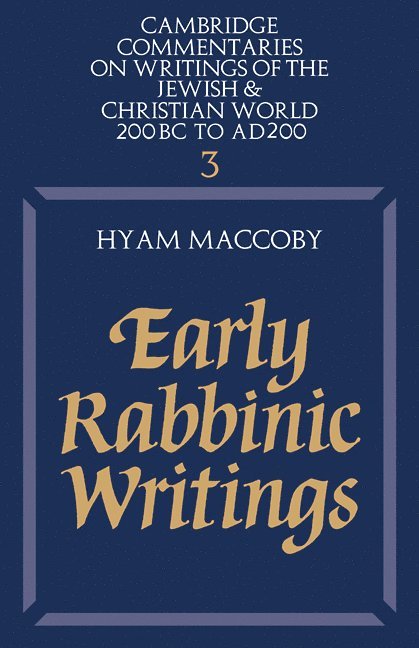 Early Rabbinic Writings 1