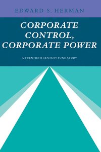 bokomslag Corporate Control, Corporate Power