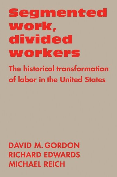 David M. Gordon, Richard Edwards, Michael Reich - Segmented Work, Divided Workers, Häftad