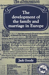 bokomslag The Development of the Family and Marriage in Europe
