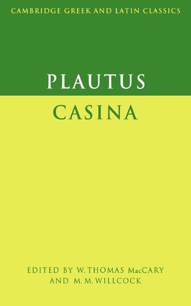 bokomslag Plautus: Casina