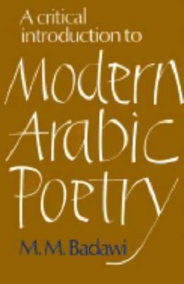 bokomslag A Critical Introduction to Modern Arabic Poetry