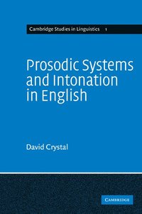 bokomslag Prosodic Systems and Intonation in English