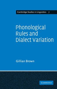 bokomslag Phonological Rules and Dialect Variation