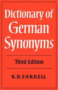 bokomslag Dictionary of German Synonyms